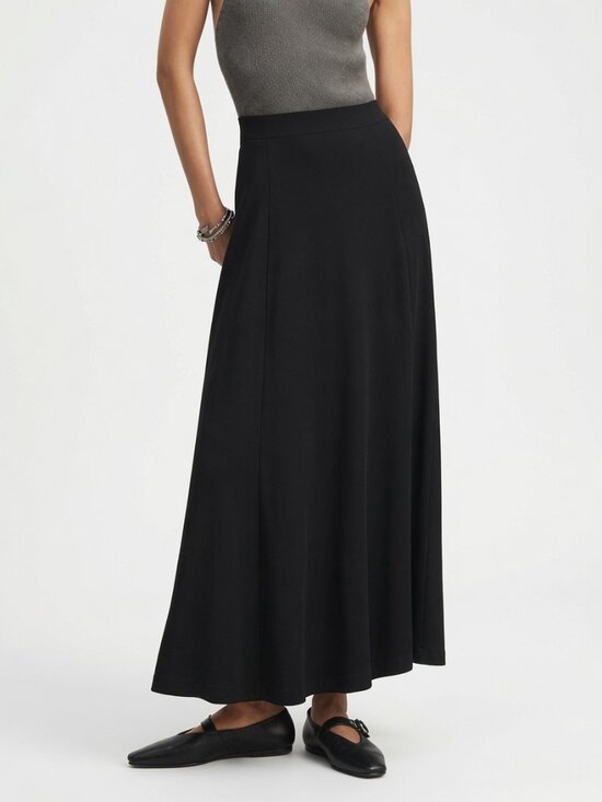 Lauren Ralph Lauren Dresses & Skirts - Ralph Lauren High Rise Maxi Skirt Black 8 Petite Medium